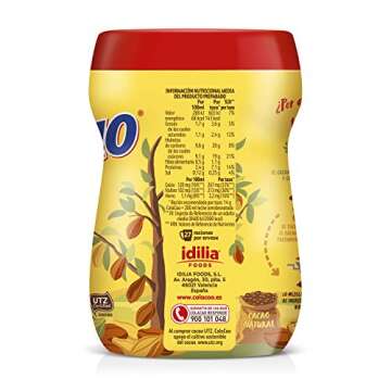 Original Cola Cao Chocolate Drink Mix (13.76 ounces/390 grams)