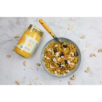 Ghee Organic Grass Fed - Ghee Butter - Organic Ghee - Ghee Oil - Grass Fed Ghee - Organic Butter - Grass Fed Butter - Ghee Butter Organic Grass Fed - Keto Butter - SPRING SUNRISE 8oz