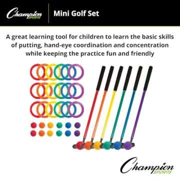 Champion Sports Mini Golf Club Set for Kids - Fun Indoor Activity