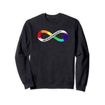 Neurodivergent - Rainbow Infinity for Neurodiversity Pride 2 Sweatshirt