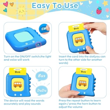 Kids Talking Flash Cards - 240 Sight Words for Learning