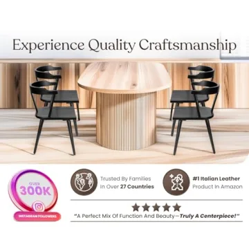 Poly and Bark Enzo Dining Chair Crafted from Solid Oak