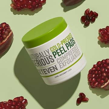 Naturally Serious | Get Even Cold-Pressed Peel Pads, Exfoliating Pads For Uneven Texture, Peel Pads For Sensitive Skin, Vegan Skincare, Cruelty-Free Skincare