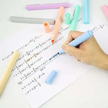 chosch 8 Assorted Pastel Color Highlighters Markers, Chisel Tip Dry-Quickly Non-Toxic Highlighter for Adults Students Journaling Highlighting Planner Notes, Office School Supplies