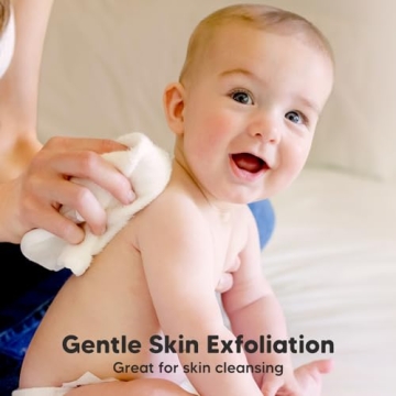 6-Pack Soft Bamboo Baby Washcloths for Newborns