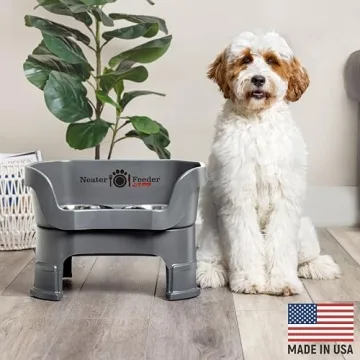 Neater Feeder Deluxe Medium Raised Pet Feeder for Dogs