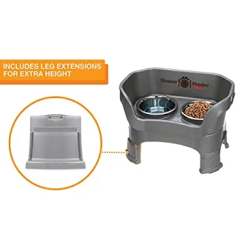 Neater Feeder Deluxe Medium Raised Pet Feeder for Dogs