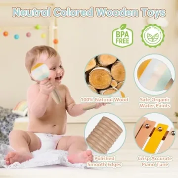 Montessori Wooden Musical Instruments Set for Toddlers