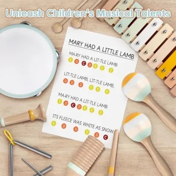 Montessori Wooden Musical Instruments Set for Toddlers