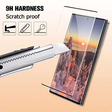 Galaxy S23 Ultra Screen Protector Set - 2+2 Pack Tempered Glass