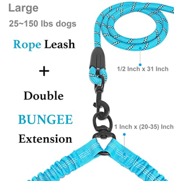 iYoShop Dual Dog Leash for 2 Dogs with No Tangle Design