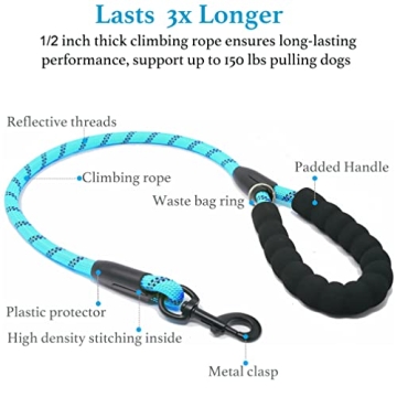 iYoShop Dual Dog Leash for 2 Dogs with No Tangle Design