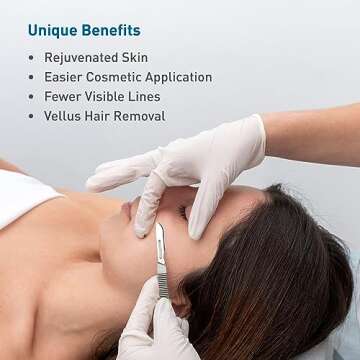 BodyMed Dermaplaning Blades #10 in Stainless Steel, 100 PCS - Sterile for Surgical, Skin Care, Hair ...