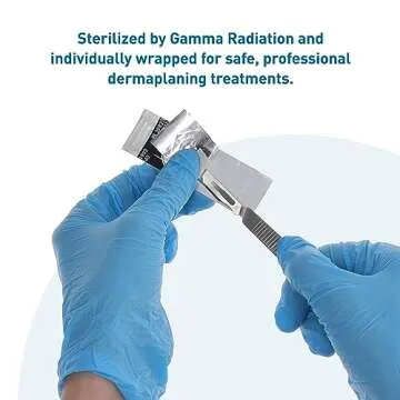 BodyMed Dermaplaning Blades #10 in Stainless Steel, 100 PCS - Sterile for Surgical, Skin Care, Hair Removal, and Podiatry Procedures - Small Detail Blade for Estheticians