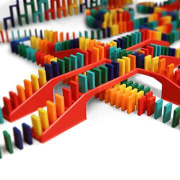 Bulk Dominoes Pro-Domino Kit | Dominoes Set, STEM STEAM Small Toys, Family Games for Kids, Kids Toys...