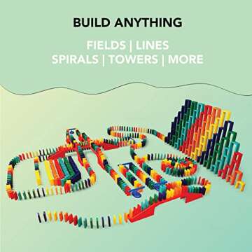 Bulk Dominoes Pro-Domino Kit for Kids Educational Fun