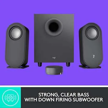 Logitech Z407 Speakers: Immersive Wireless Audio with Subwoofer