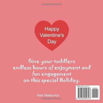 Valentine's Day Coloring Book for Toddlers and Preschoolers Ages 2-5: 30 Cute Coloring Pages, Great ...