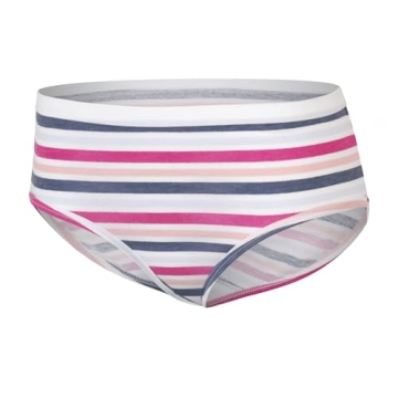 Hanes Little Brief Underwear, Stretch Cotton Panties for Girls, Assorted Prints, 12-Pack