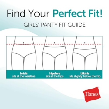 Hanes Little Brief Underwear for Girls – Soft & Fun Assorted Prints