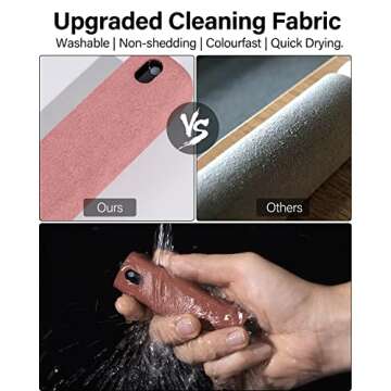 Screen Cleaner Tool, Ciscle 3 in 1 Screen Cleaner Kit and Microfiber Cloth, Portable Refillable Cleaning Spray Bottle for Phone/TV/Tablet/Monitor/Car Screens/Laptop(Liquid not Included)