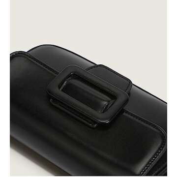 Women’s Small Shoulder Bag Small Purse Tote Clutch Handbag Hobo Handbags (Black)