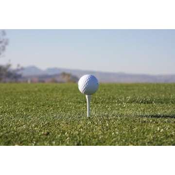 3-¼ inch Pro Wood Golf Tees | 100 Count | Resealable Bag | Natural Sustainable Bamboo Material | Tall White Wooden Tees | Perfect for Every Tee Shot