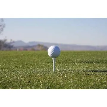 3-¼ inch Pro Wood Golf Tees | 100 Count | Resealable Bag | Natural Sustainable Bamboo Material | Tall White Wooden Tees | Perfect for Every Tee Shot