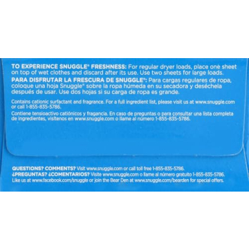 Snuggle Plus SuperFresh Dryer Sheets - 105 Count Freshness