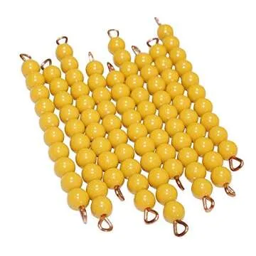 Montessori Math Beads Materials Thousand Cube Decimal System Bank Game Hands-on Math Manipulative for Kids - Teach Number Concepts, Place Value and Measurement - Math Learning Tools for Kids