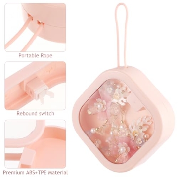 Hair Tie Organizer for Accessories - Cute and Portable Storage