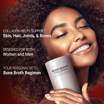 Codeage Organic Bone Broth Collagen Peptides Capsules Supplement, Grass Fed Beef Bone Broth, Free-Range Chicken Bone Broth, Turmeric & Ashwagandha - Collagen Types I, II, III - Non-GMO - 180 Capsules