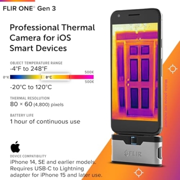 FLIR ONE Gen 3 Thermal Camera for iOS Smartphones