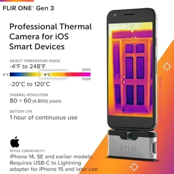 FLIR ONE Gen 3 Thermal Camera for iOS Smartphones