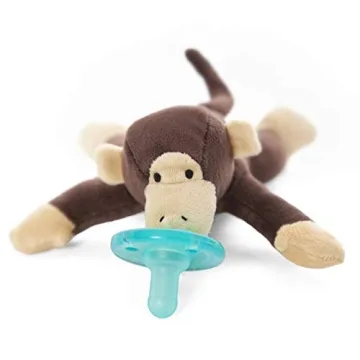 WubbaNub Infant Pacifier Monkey Plush Comfort for Babies