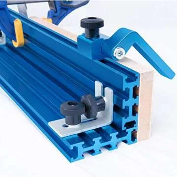 POWERTEC 3" Fence Flip Stop for Precision Woodworking Tools