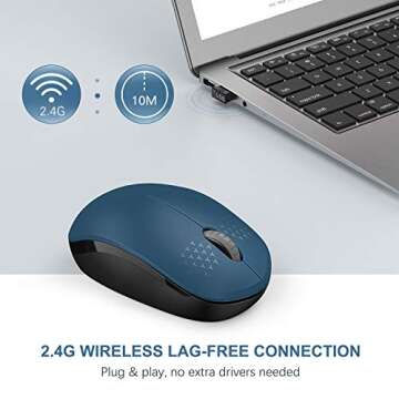 Stylish seenda Wireless Mouse - Compact & Noiseless Design