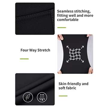 Leggings for Girls Size 14-16 Years Old Black High Waist Cross Bootleg Pants with 2 Pockets Warm for Teens Fitness Jog