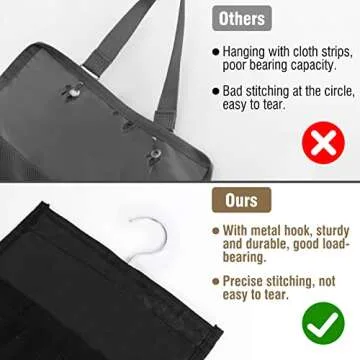 Legging Storage Organizer, Hanging Closet Organizer System