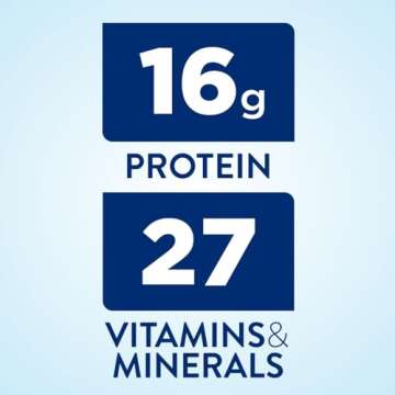 Ensure High Protein Nutritional Shake, 16g Protein, Meal Replacement Shakes, With Nutrients to Suppo...