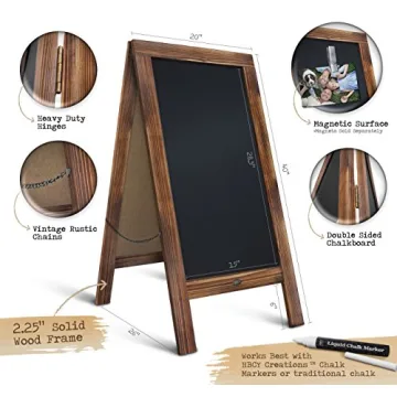 HBCY A Frame Chalkboard for Restaurants and Weddings