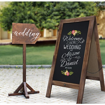 HBCY A Frame Chalkboard for Restaurants and Weddings