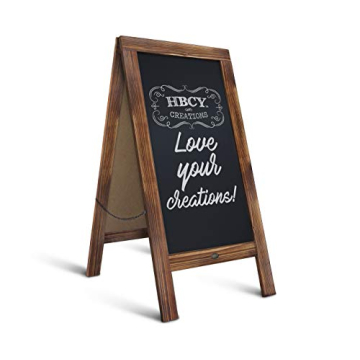 HBCY A Frame Chalkboard for Restaurants and Weddings