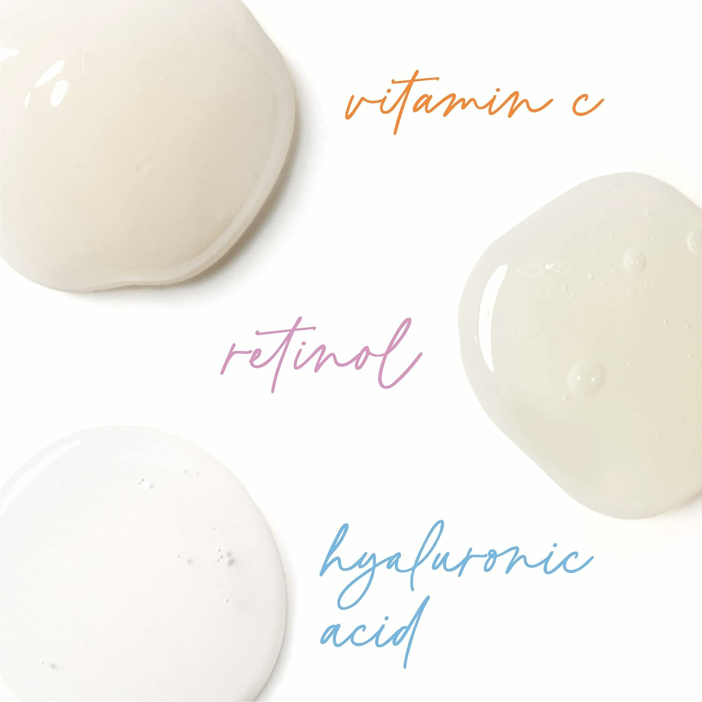 Anti Aging Serum Set with Vitamin C, Retinol & Hyaluronic Acid