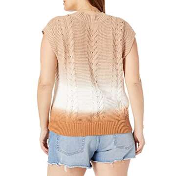 The Drop Women's Camille Cable Sweater Vest