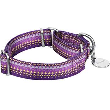 Dazzber Martingale Dog Collars - Stylish & Durable for Training Medium to Large Dogs