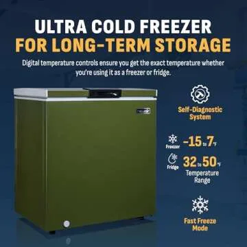 Newair Compact Chest Freezer with Digital Controls