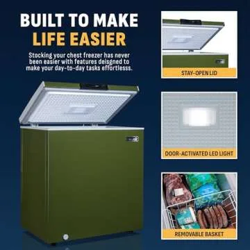Newair Compact Chest Freezer with Digital Controls