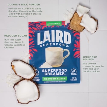 Keto Vegan Coconut Coffee Creamer by Laird Superfood