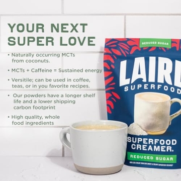 Keto Vegan Coconut Coffee Creamer by Laird Superfood